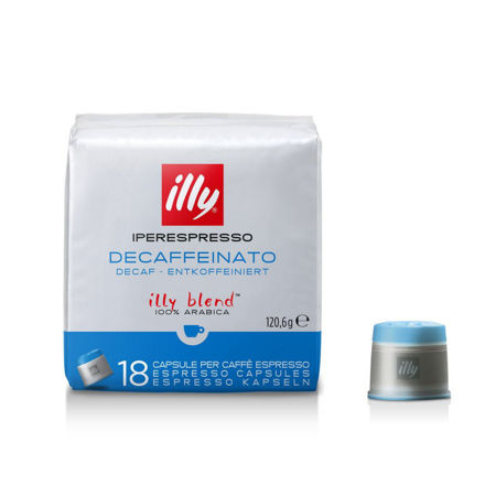 Picture of IPER ILLY CUBE DECAF. 18 caps