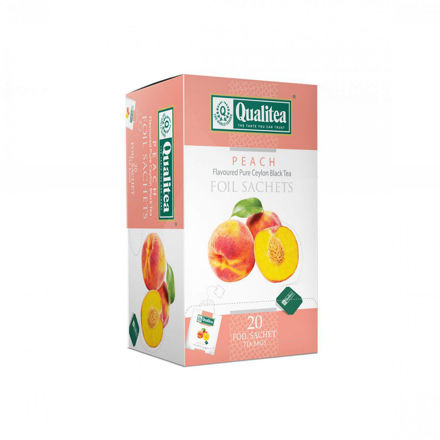 Picture of QUALITEA TEA PEACH 20 METAL FOIL