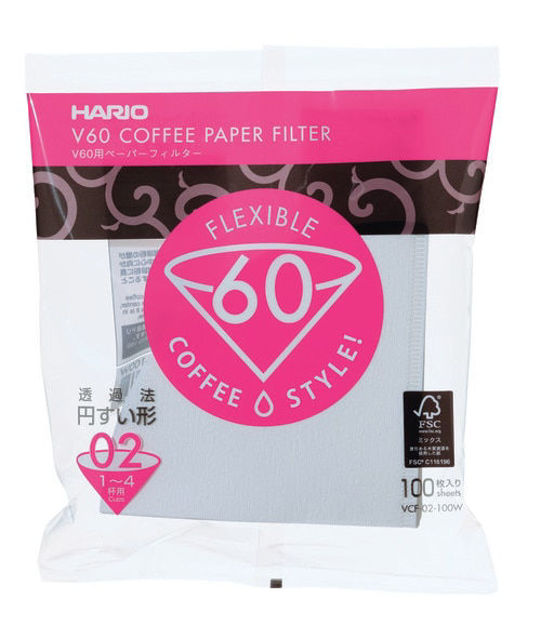 Picture of PAPER FILTER HARIO V60 100PCS
